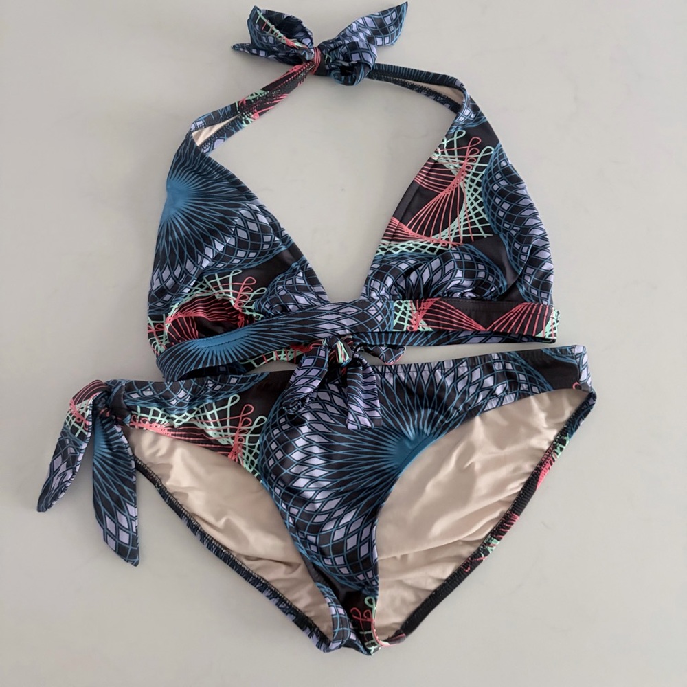 Tibi Multicolor Bikini Size Medium